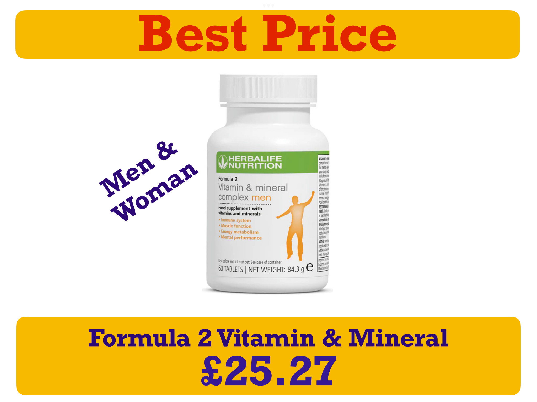 Formula 2 Vitamin &Mineral