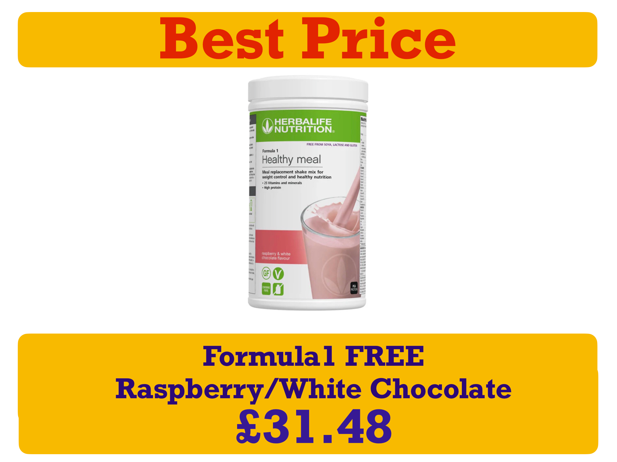Formula 1 FREE Raspberry/Chocolate