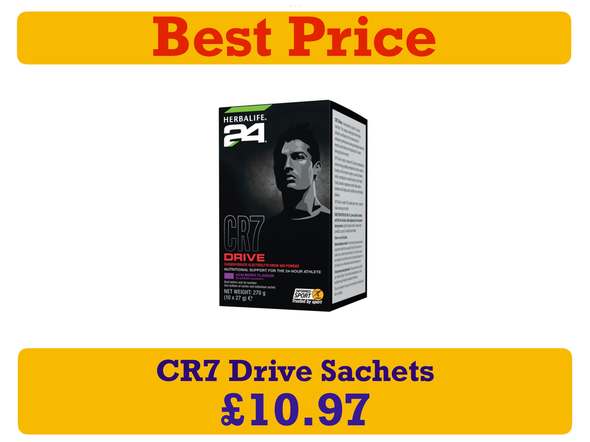 CR7 Drive Sachets